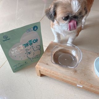 My Pet Care 천연단백질 눈건강에 개좋아 — 5점을 준 리뷰어가 2021년 4월 올린 사용 사진