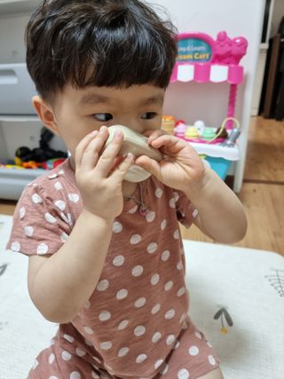 아이오 프리미엄 크림버블 락토골드 — 4점을 준 리뷰어가 2021년 6월 올린 사용 사진