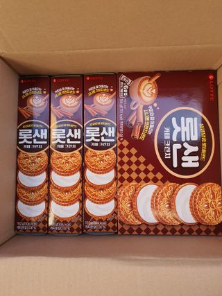 롯데제과 롯샌 카페크런치 — 4점을 준 리뷰어가 2021년 10월 올린 사용 사진