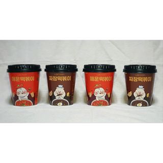 유비쿡 컵떡볶이 매운컵떡볶이2개/ 짜장컵떡볶이 2개  총 4개세트 — 4점을 준 리뷰어가 2021년 2월 올린 사용 사진