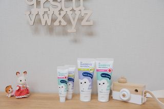 닥터데디스 안심저불소 키즈치약 (라즈베리, 청포도향 중 택 1) 60g +  여행용 미니 치약 15g — 5점을 준 리뷰어가 2022년 10월 올린 사용 사진