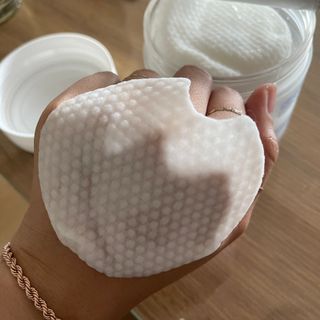 키노닉스 카모 클렌징 패드 — 5점을 준 리뷰어가 2021년 8월 올린 사용 사진
