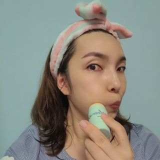건강누리인터내셔날 카멜레오나 마스크 스틱팩 미네랄부스터 [2종 SET] 샤이닝라이즈(피부톤UP)/톡스릴리프(피부진정) — 5점을 준 리뷰어가 2022년 7월 올린 사용 사진