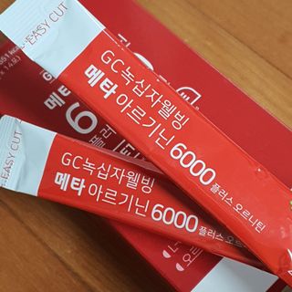 메타아르기닌 GC녹십자웰빙 메타 아르기닌 6000 플러스 오르니틴 — 5점을 준 리뷰어가 2023년 1월 올린 사용 사진