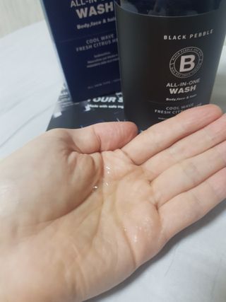 블랙페블 올인원 워시 쿨 웨이브 500ml — 5점을 준 리뷰어가 2021년 4월 올린 사용 사진