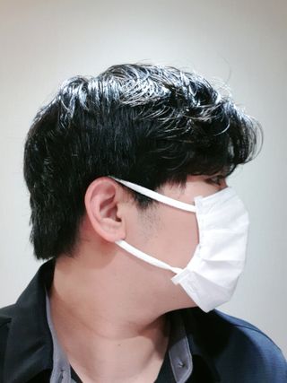 코와 삼차원마스크 코와 삼차원 마스크 중형 10매 + 소형 10매 = 총 20매 — 5점을 준 리뷰어가 2021년 5월 올린 사용 사진