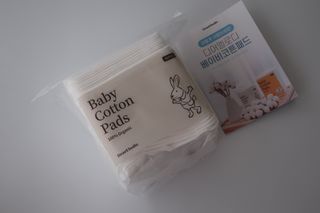 디어엘로디 프리미엄 유기농 베이비 솜티슈 40매 3 + 1 PACK — 5점을 준 리뷰어가 2021년 3월 올린 사용 사진