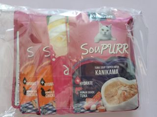 비타크래프트 고양이 수프 50g 3가지맛 x4팩씩 총 12팩 — 5점을 준 리뷰어가 2021년 8월 올린 사용 사진