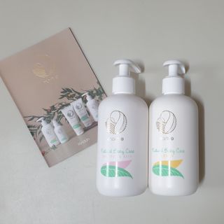 mom e 맘이 내추럴 베이비 케어 샴푸앤바스+로션 — 5점을 준 리뷰어가 2021년 1월 올린 사용 사진