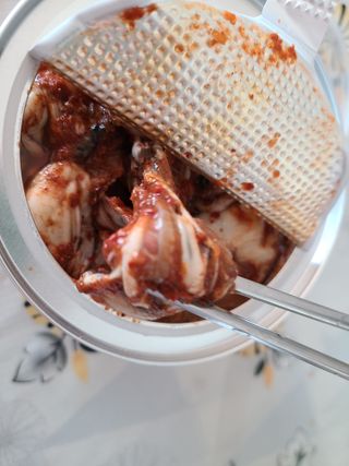 셰프애찬 별미김치 굴겉절이 1kg — 5점을 준 리뷰어가 2022년 12월 올린 사용 사진