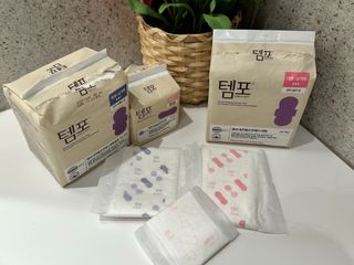 N[템포] 템포 패드 내추럴 순면 생리대 SET(중형 슬림 + 대형 + 라이너) — 5점을 준 리뷰어가 2024년 3월 올린 사용 사진