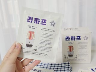 라까프 베트남 핀 커피 드립백 7개입 — 5점을 준 리뷰어가 2022년 9월 올린 사용 사진