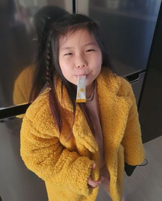 [이뮤니티플러스]우리아이 면역오키, 건강오키 _ 키즈오키 어린이홍삼 10포 1box — 5점을 준 리뷰어가 2022년 1월 올린 사용 사진