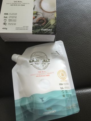 바하소금 바하 퍼시픽 천일염 — 5점을 준 리뷰어가 2022년 4월 올린 사용 사진