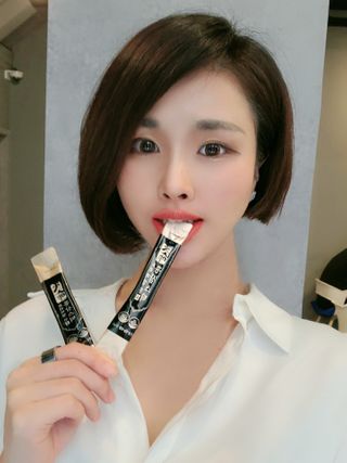 헬스업_천명진프리미엄홍삼스틱_10ml x 30포 — 5점을 준 리뷰어가 2021년 2월 올린 사용 사진