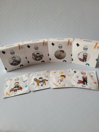 [블루 본 아이노우] 유아용 컬러마스크 40 PCS SET 2중 택 1 — 5점을 준 리뷰어가 2021년 4월 올린 사용 사진