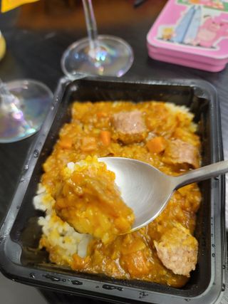 브라잇벨리 식물성 미트볼과 일본식카레의 만남, 플랜트볼 카레라이스 — 5점을 준 리뷰어가 2022년 9월 올린 사용 사진