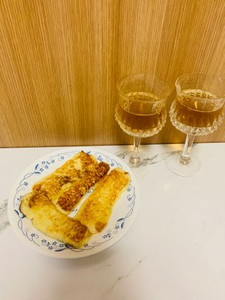 앙투어솔레 아일랜드 구워먹는 치즈 100 자연 치즈 와인안주 300g(100g x 3팩) — 5점을 준 리뷰어가 2022년 10월 올린 사용 사진