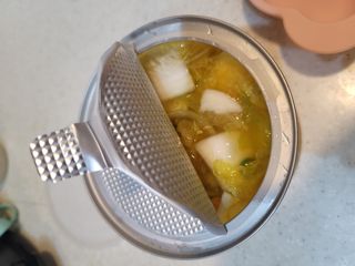 셰프애찬 단호박 백김치 1kg — 3점을 준 리뷰어가 2022년 10월 올린 사용 사진