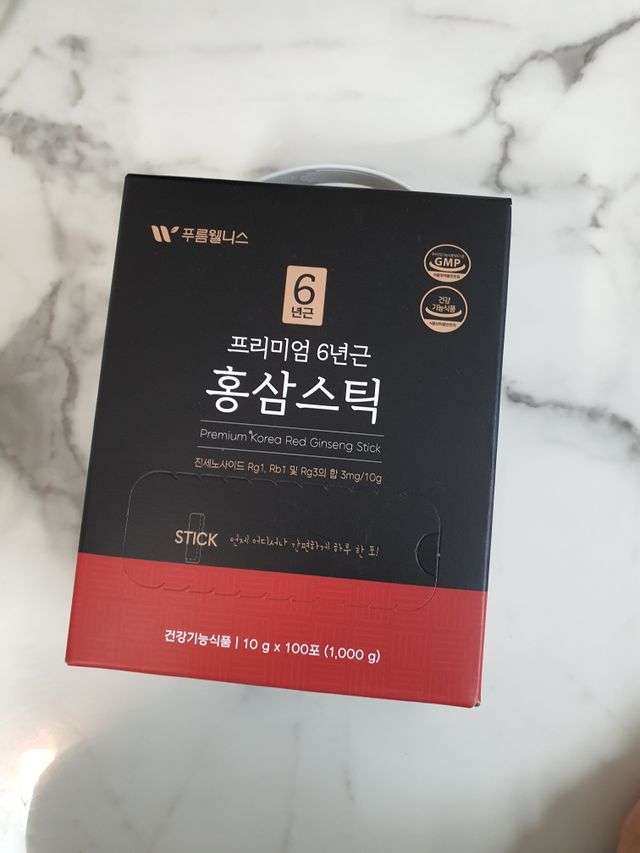 [푸름웰니스] 프리미엄 6년근 홍삼스틱 3mg x 100포 리뷰 사진