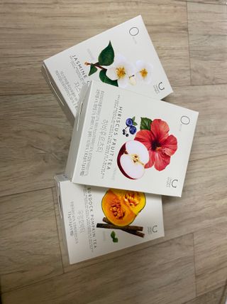 딜라이트 프로젝트 블렌딩티 우엉호박티, 히비후르츠티, 쟈스민캐모티 — 5점을 준 리뷰어가 2021년 7월 올린 사용 사진