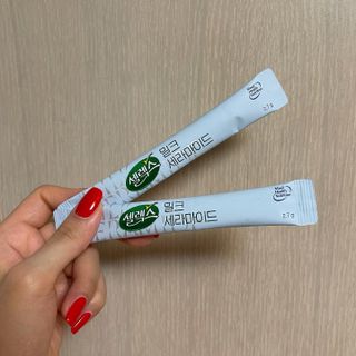 셀렉스스포츠 셀렉스 밀크세라마이드 저분자피쉬콜라겐 28포 X 1박스 — 5점을 준 리뷰어가 2021년 6월 올린 사용 사진