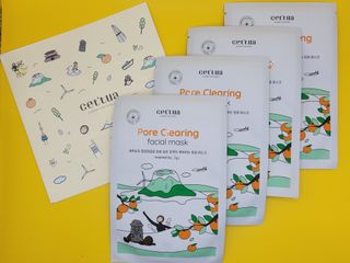 세뚜아(Cettua) 나우[세뚜아] 포어 클리어링 마스크 Cettua Pore Clearing facial mask 4매 — 5점을 준 리뷰어가 2024년 2월 올린 사용 사진