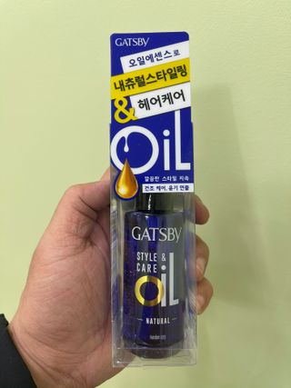 [갸스비] 명불허전, 남성을 위한 브랜드 갸스비의 올인원, 폼클렌징, 헤어오일 3종 — 5점을 준 리뷰어가 2021년 3월 올린 사용 사진
