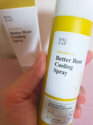 달리프 클로렐라 베러 루트 쿨링 스프레이 100ml — 3.5점을 준 리뷰어가 2021년 5월 올린 사용 사진