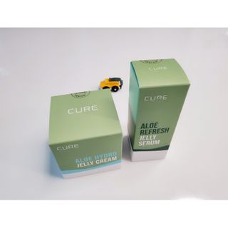 김정문알로에 큐어 큐어 알로에 리프레쉬 젤리 세럼, 큐어 알로에 하이드로 젤리 크림 — 5점을 준 리뷰어가 2021년 3월 올린 사용 사진