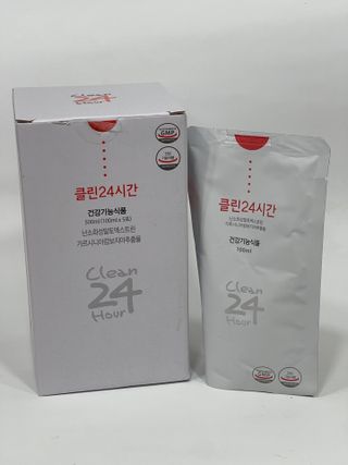 클린24시간 1BOX(5포) + 전용보틀(500ml) — 4점을 준 리뷰어가 2022년 7월 올린 사용 사진