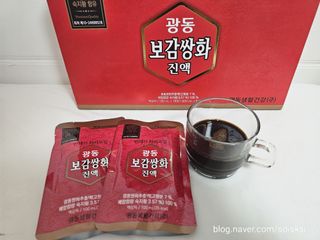 광동생활건강 [광동]진하고 깊은 풍미, 광동 보감쌍화진액 100mL * 18포 — 5점을 준 리뷰어가 2024년 6월 올린 사용 사진