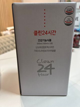 클린24시간 1BOX(5포) + 전용보틀(500ml) — 4.5점을 준 리뷰어가 2023년 2월 올린 사용 사진