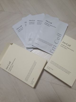 아이엠셀 하이드로 B5 리제너레이션 마스크시트 — 5점을 준 리뷰어가 2021년 4월 올린 사용 사진