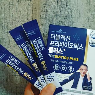 메이준뉴트리 더블액션 프리바이오틱스 플러스+ — 5점을 준 리뷰어가 2021년 5월 올린 사용 사진