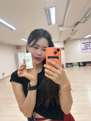 아이레시피 모이스트터치 스포츠 선밀크 50ml (SPF50+ PA+++) — 5점을 준 리뷰어가 2023년 6월 올린 사용 사진