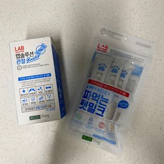 랩솔루션 강아지 영양제 3종 중 택 1 — 5점을 준 리뷰어가 2022년 5월 올린 사용 사진