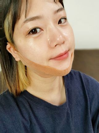아이디플라코스메틱 아이디 페이스핏 마이너스 밴드 v2 — 4.5점을 준 리뷰어가 2022년 5월 올린 사용 사진