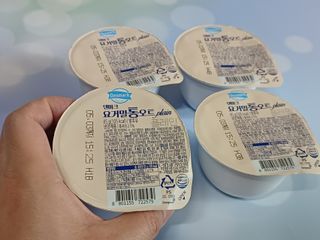 구매평★[2종 패키지]덴마크 요거밀 통오트 요거트(12,460원) — 5점을 준 리뷰어가 2025년 4월 올린 사용 사진