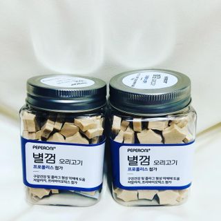 페페로니 자기전에 먹는 저알러지 껌 세트 치킨+오리 — 4점을 준 리뷰어가 2021년 8월 올린 사용 사진