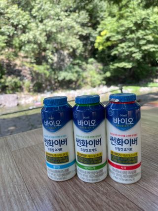 LIVE 매일바이오 썬화이버 드링킹 요거트 — 5점을 준 리뷰어가 2022년 8월 올린 사용 사진