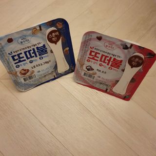 남양유업 또깍 접어 떠먹는 불가리스 2종 — 5점을 준 리뷰어가 2020년 12월 올린 사용 사진