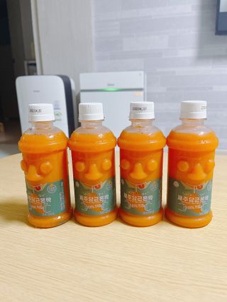 탐라원 무농약 당근과즙으로 건강한 당근주스, 당근몬딱주스 — 4점을 준 리뷰어가 2021년 8월 올린 사용 사진