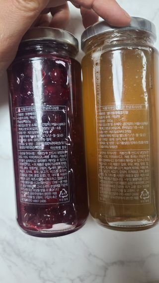 공간알파 시그니처 크랜베리청 + 엘더플라워코디얼 2종 세트 — 5점을 준 리뷰어가 2021년 12월 올린 사용 사진