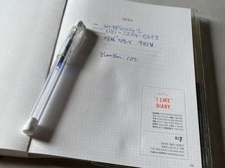 리훈 2022년 아이라이크 다이어리 — 4점을 준 리뷰어가 2021년 9월 올린 사용 사진