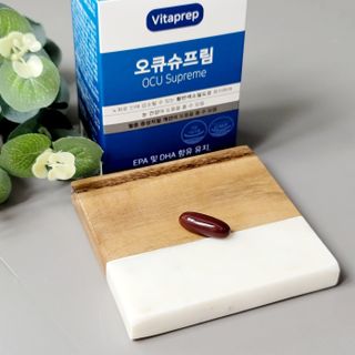 뉴트리션팩토리 비타프렙 오큐슈프림 루테인 오메가3 1050mg — 5점을 준 리뷰어가 2021년 6월 올린 사용 사진