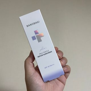 바노바기 코스메틱 바노바기 밀크씨슬 리페어 시카 선스크린 플러스 50ml — 5점을 준 리뷰어가 2023년 2월 올린 사용 사진