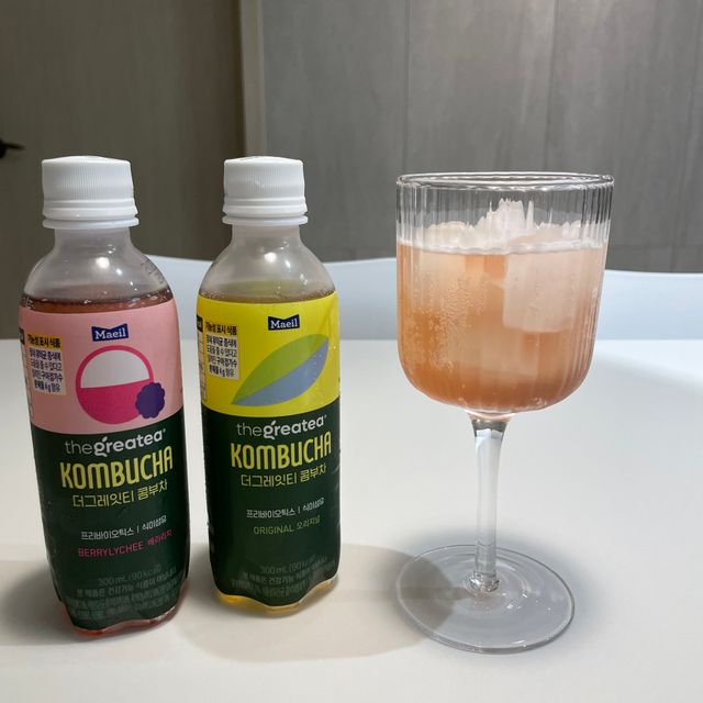 더그레잇티 콤부차 300ml *12개입 (오리지널 6개+베리리치 6개) 리뷰 사진
