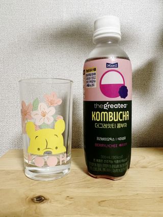 더그레잇티 콤부차 300ml *12개입 (오리지널 6개+베리리치 6개) — 4.5점을 준 리뷰어가 2022년 7월 올린 사용 사진