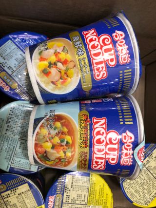 NISSIN 닛신 컵누들  4종 - 씨푸드오리지날, 씨푸드 스파이시, 씨푸드 커리, 씨푸드 XO소스 — 5점을 준 리뷰어가 2022년 5월 올린 사용 사진